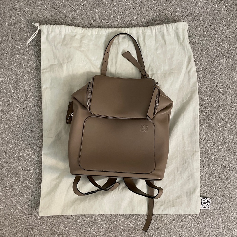Loewe Goya Leather Backpack